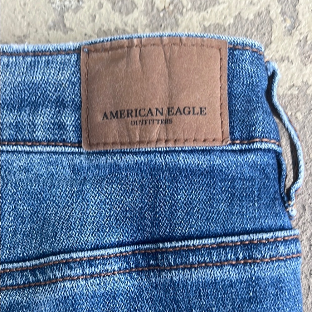 EUC American Eagle Outfitters Skinny highest rise Distressed jegging - Picture 12 of 16